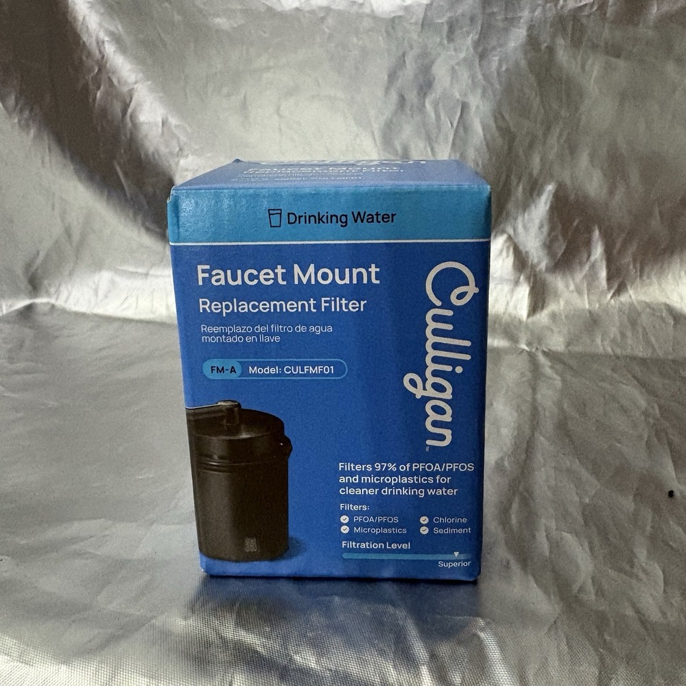 Culligan CULFMF01 Replacement Water Filter for Faucet Mount, Black